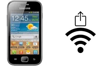 How to generate a QR code with the Wi-Fi password on a Samsung Galaxy Ace Advance S6800