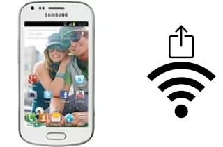 How to generate a QR code with the Wi-Fi password on a Samsung Galaxy Ace II X S7560M