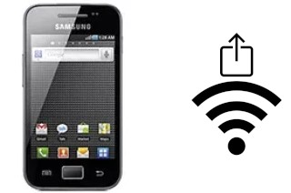 How to generate a QR code with the Wi-Fi password on a Samsung Galaxy Ace S5830I