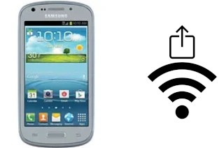 How to generate a QR code with the Wi-Fi password on a Samsung Galaxy Axiom R830