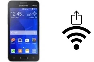 How to generate a Wi-Fi QR code on a Samsung Galaxy Core 2 Duos