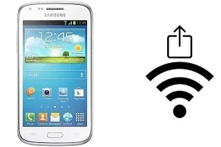 How to generate a QR code with the Wi-Fi password on a Samsung Galaxy Core I8260