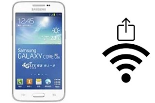 How to generate a QR code with the Wi-Fi password on a Samsung Galaxy Core Lite LTE