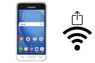 How to generate a QR code with the Wi-Fi password on a Samsung Galaxy Express 3