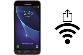 How to generate a QR code with the Wi-Fi password on a Samsung Galaxy Express Prime 2