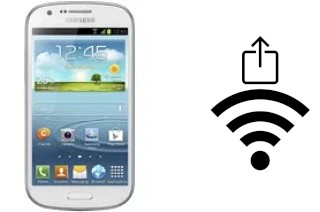 How to generate a QR code with the Wi-Fi password on a Samsung Galaxy Express I8730