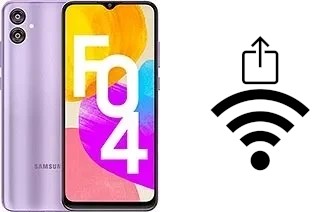 How to generate a Wi-Fi QR code on a Samsung Galaxy F04