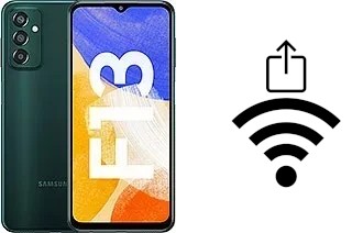 How to generate a Wi-Fi QR code on a Samsung Galaxy F13