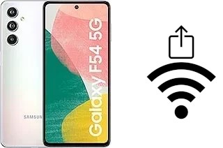 How to generate a Wi-Fi QR code on a Samsung Galaxy F54