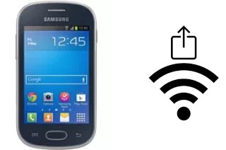 How to generate a QR code with the Wi-Fi password on a Samsung Galaxy Fame Lite Duos S6792L