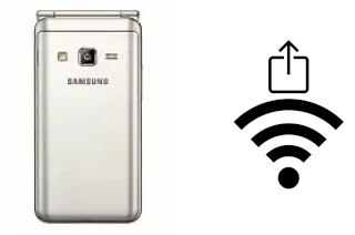 How to generate a QR code with the Wi-Fi password on a Samsung Galaxy Folder 2