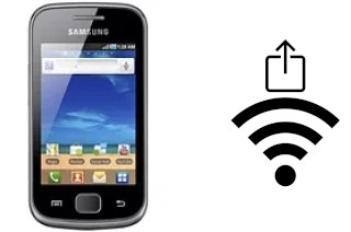 How to generate a Wi-Fi QR code on a Samsung Galaxy Gio S5660