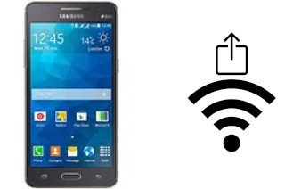 How to generate a QR code with the Wi-Fi password on a Samsung Galaxy Grand Prime Duos TV