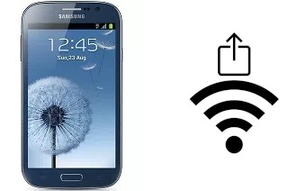 How to generate a QR code with the Wi-Fi password on a Samsung Galaxy Grand I9082