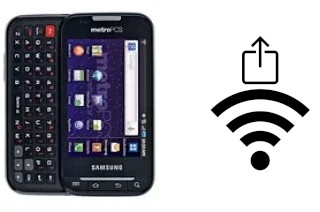 How to generate a QR code with the Wi-Fi password on a Samsung R910 Galaxy Indulge