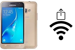 How to generate a QR code with the Wi-Fi password on a Samsung Galaxy J1 (2016)