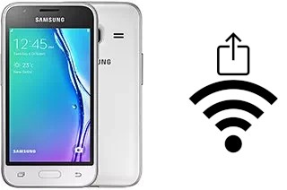 How to generate a QR code with the Wi-Fi password on a Samsung Galaxy J1 Nxt