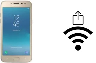 How to generate a QR code with the Wi-Fi password on a Samsung Galaxy J2 (2018)