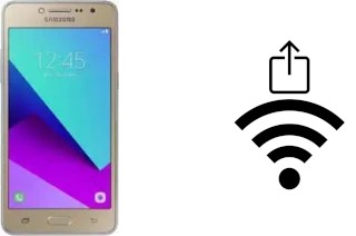 How to generate a QR code with the Wi-Fi password on a Samsung Galaxy J2 Ace