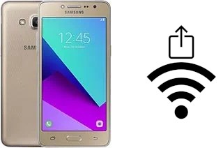 How to generate a QR code with the Wi-Fi password on a Samsung Galaxy J2 Prime