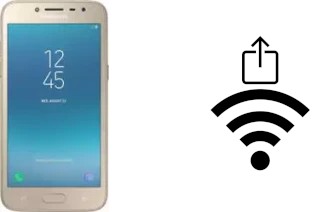 How to generate a QR code with the Wi-Fi password on a Samsung Galaxy J2 Pro