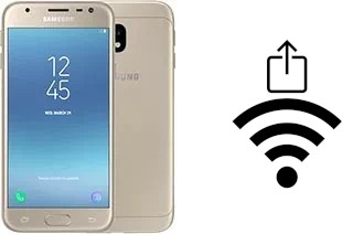 How to generate a QR code with the Wi-Fi password on a Samsung Galaxy J3 (2017)