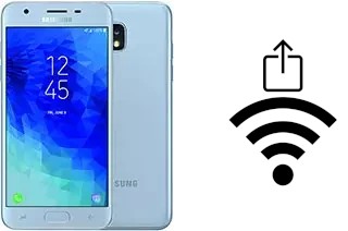 How to generate a QR code with the Wi-Fi password on a Samsung Galaxy J3 (2018)