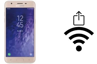 How to generate a QR code with the Wi-Fi password on a Samsung Galaxy J3 Star