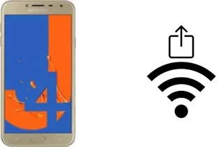 How to generate a Wi-Fi QR code on a Samsung Galaxy J4 (2018)