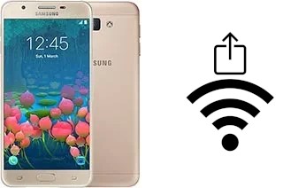 How to generate a QR code with the Wi-Fi password on a Samsung Galaxy J5 Prime