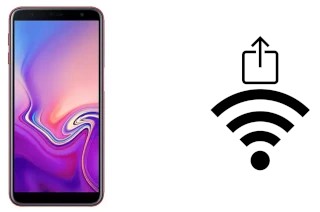 How to generate a QR code with the Wi-Fi password on a Samsung Galaxy J6 (2018)