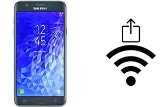 How to generate a QR code with the Wi-Fi password on a Samsung Galaxy J7 (2018)