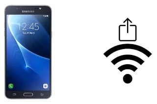 How to generate a QR code with the Wi-Fi password on a Samsung Galaxy J7 Metal