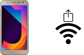 How to generate a QR code with the Wi-Fi password on a Samsung Galaxy J7 Nxt