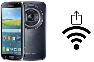 How to generate a Wi-Fi QR code on a Samsung Galaxy K zoom