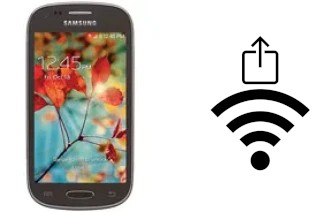 How to generate a QR code with the Wi-Fi password on a Samsung Galaxy Light