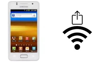 How to generate a QR code with the Wi-Fi password on a Samsung Galaxy M Style M340S