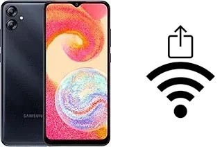 How to generate a Wi-Fi QR code on a Samsung Galaxy M04