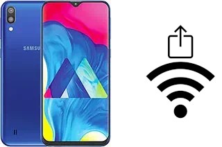 How to generate a QR code with the Wi-Fi password on a Samsung Galaxy M10