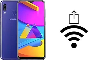 How to generate a QR code with the Wi-Fi password on a Samsung Galaxy M10s