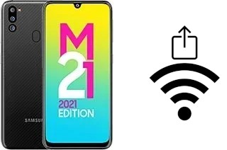 How to generate a Wi-Fi QR code on a Samsung Galaxy M21 2021