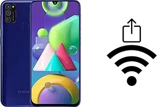 How to generate a Wi-Fi QR code on a Samsung Galaxy M21