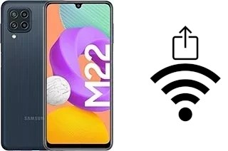 How to generate a Wi-Fi QR code on a Samsung Galaxy M22