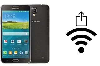 How to generate a Wi-Fi QR code on a Samsung Galaxy Mega 2