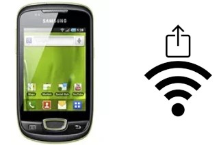 How to generate a QR code with the Wi-Fi password on a Samsung Galaxy Mini S5570