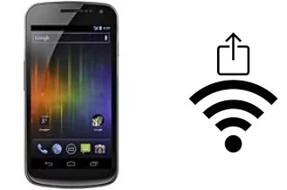 How to generate a QR code with the Wi-Fi password on a Samsung Galaxy Nexus I9250