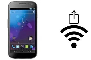 How to generate a QR code with the Wi-Fi password on a Samsung Galaxy Nexus LTE L700