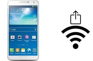 How to generate a QR code with the Wi-Fi password on a Samsung Galaxy Note 3