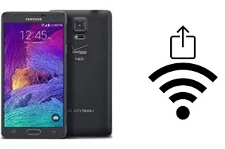 How to generate a QR code with the Wi-Fi password on a Samsung Galaxy Note 4 (USA)