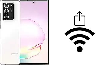 How to generate a Wi-Fi QR code on a Samsung Galaxy Note20+ 5G